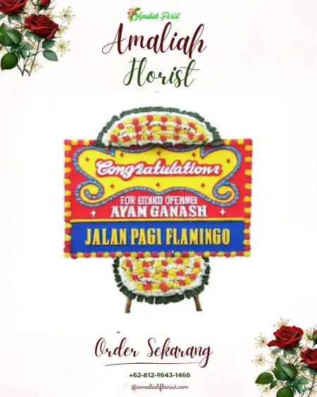 Sewa Papan Bunga Wolio
